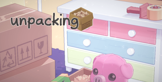 Unpacking Title screen from Witch Beam games