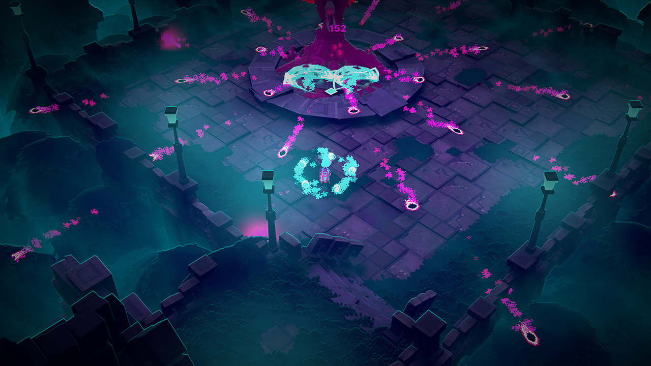 A screenshot of a boss fight from game Lone Ruin